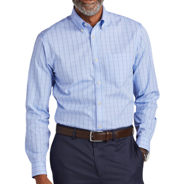 Wrinkle Free Stretch Patterned Shirt Thumbnail