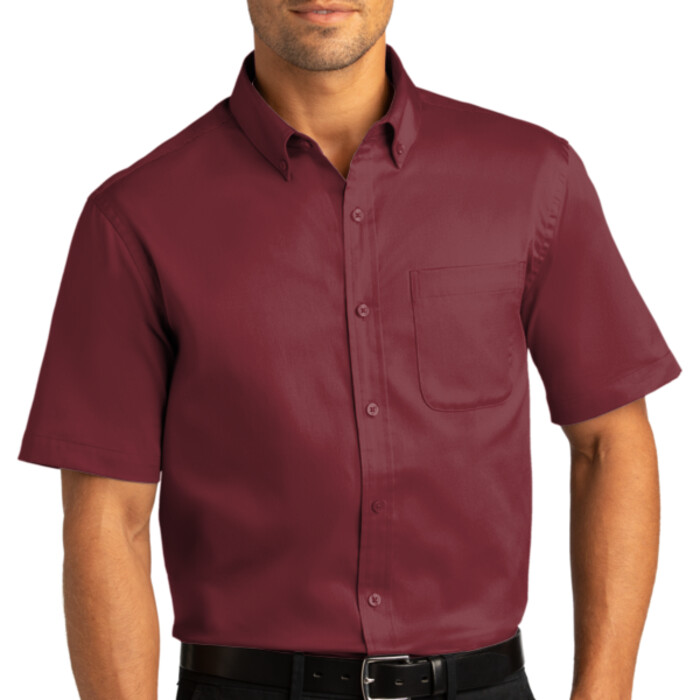 Short Sleeve SuperPro React Twill Shirt Thumbnail