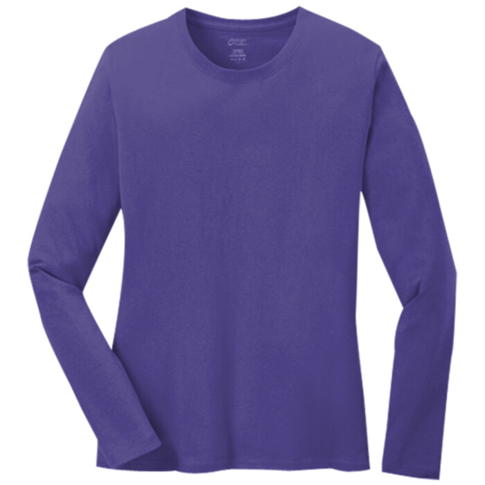 Ladies 5.4oz Long Sleeve T-Shirt Thumbnail