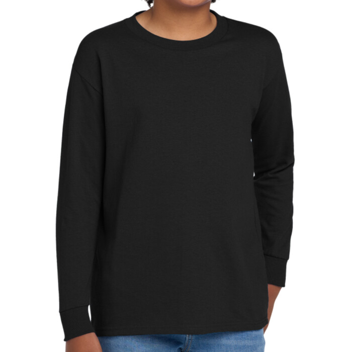 Youth 5.4oz Cotton Long Sleeve T-Shirt Thumbnail