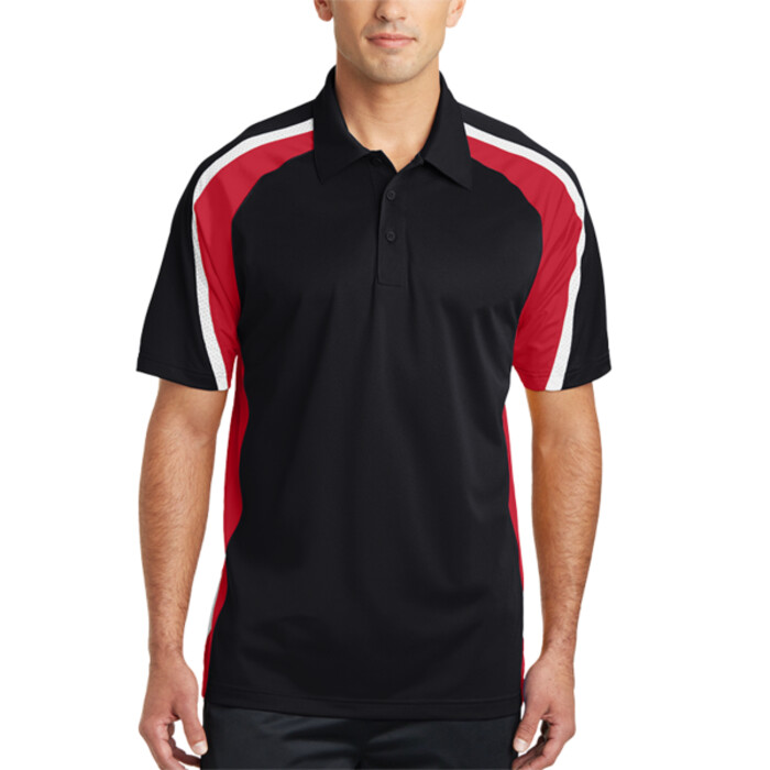 Adult Tricolor Micropique Polo Thumbnail
