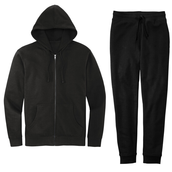 Unisex V.I.T. ™ Fleece Full Zip Hooded Sweatshirt & Jogger Combo Thumbnail
