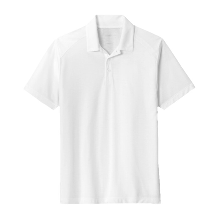 Adult Performance Tri Blend Polo - Small = 12 (WHITE) Thumbnail