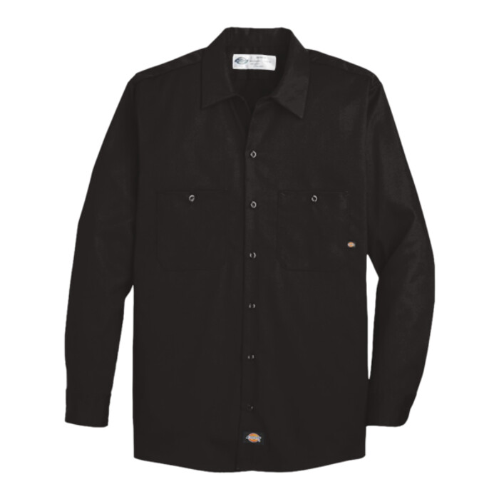 Industrial Cotton Long Sleeve Work Shirt - Long Sizes Thumbnail