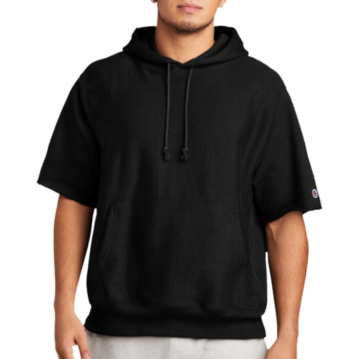 Premium Short Sleeve Hooded Sweatshirt Thumbnail