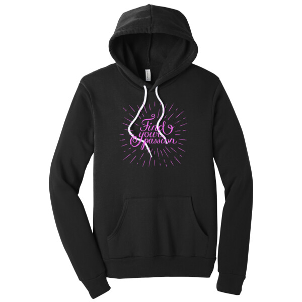 Find Your Passion Pink - Unisex Premium Fleece Pullover Hoodie Thumbnail
