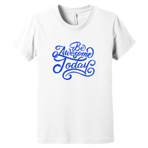 Be Awesome Today Royal - Youth Premium Cotton T-Shirt Thumbnail