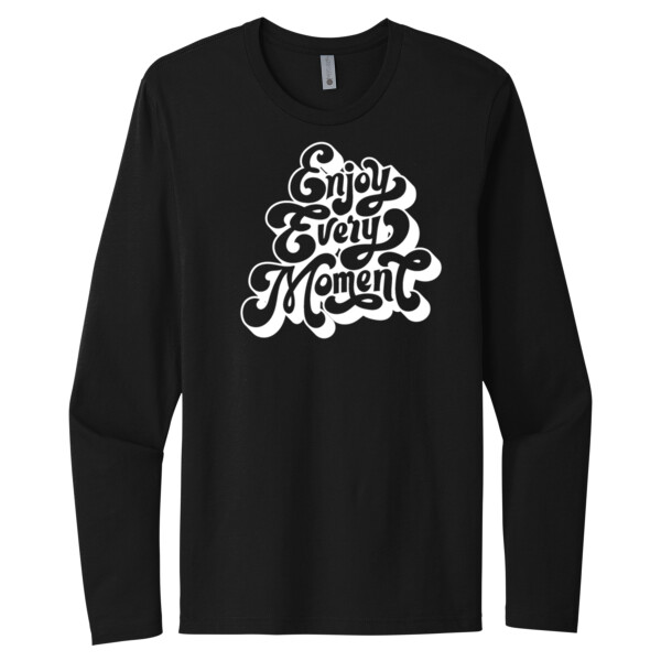 Enjoy Every Moment White - Unisex Premium Cotton Long Sleeve T-Shirt Thumbnail