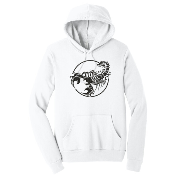 Scorpion2 - Black - Unisex Premium Fleece Pullover Hoodie Thumbnail