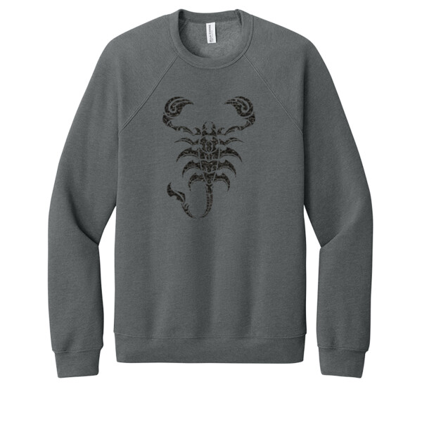 Scorpion 1 Black - Unisex Premium Fleece Crew Sweatshirt Thumbnail