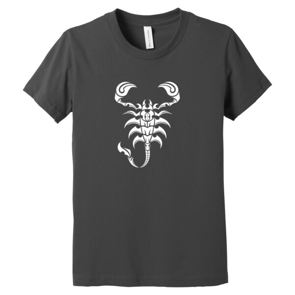 Scorpion White - Youth Premium Cotton T-Shirt Thumbnail