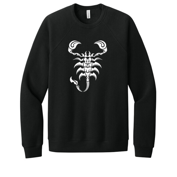 Scorpion White - Unisex Premium Fleece Crew Sweatshirt Thumbnail