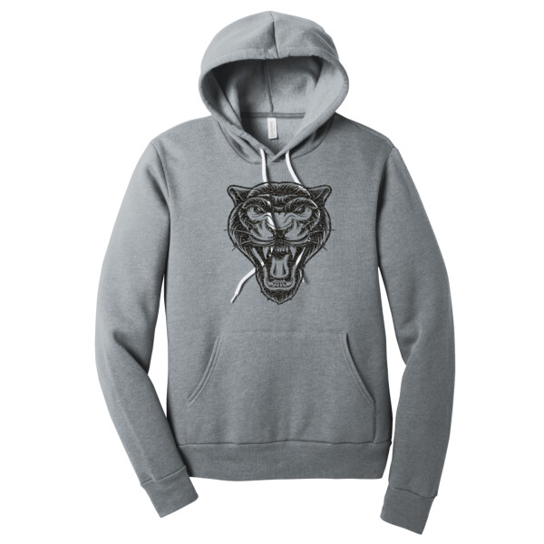 Panther1 Black - Unisex Premium Fleece Pullover Hoodie Thumbnail