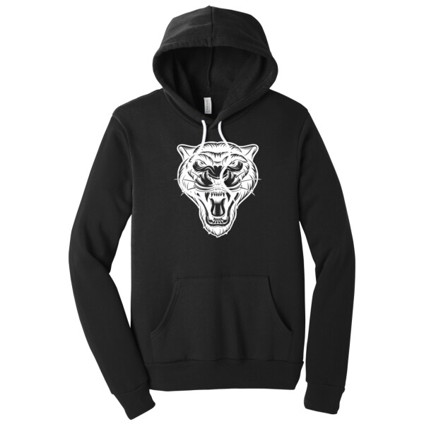 Panther 1 White - Unisex Premium Fleece Pullover Hoodie Thumbnail