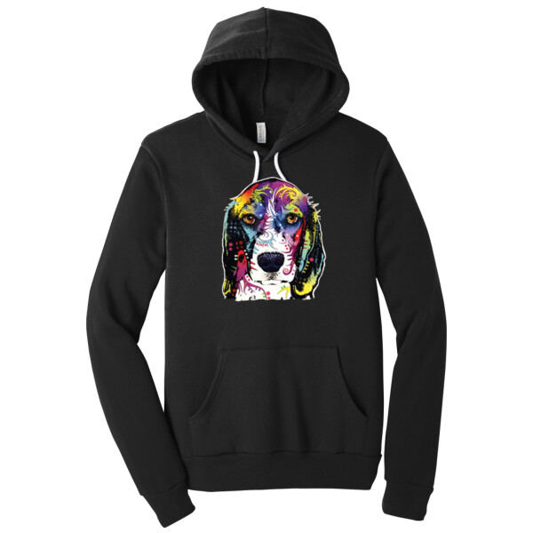 Beagle Neon - Unisex Premium Fleece Pullover Hoodie Thumbnail