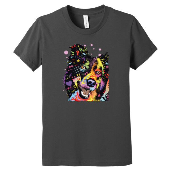 Border Collie - Youth Premium Cotton T-Shirt Thumbnail