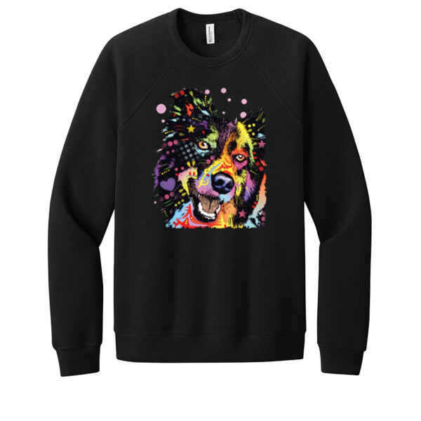 Border Collie - Unisex Premium Fleece Crew Sweatshirt Thumbnail