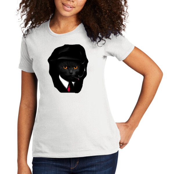 Cat Agent - Women's Premium Cotton T-Shirt Thumbnail