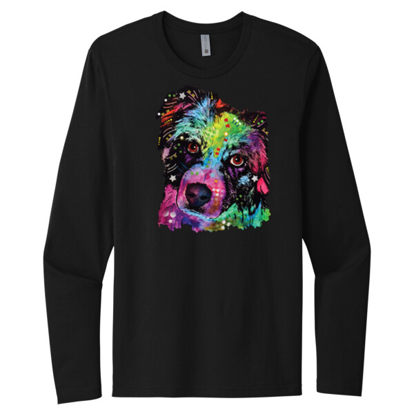 Aussie - Unisex Premium Cotton Long Sleeve T-Shirt Thumbnail