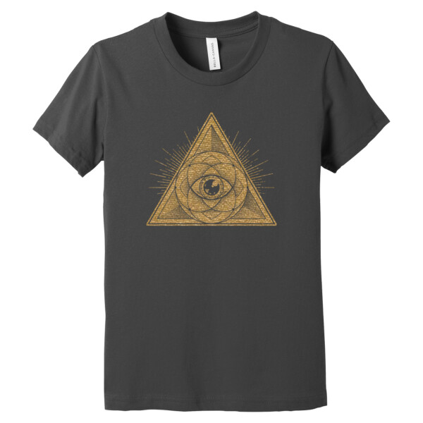 Sacred Geometry Gold - Youth Premium Cotton T-Shirt Thumbnail
