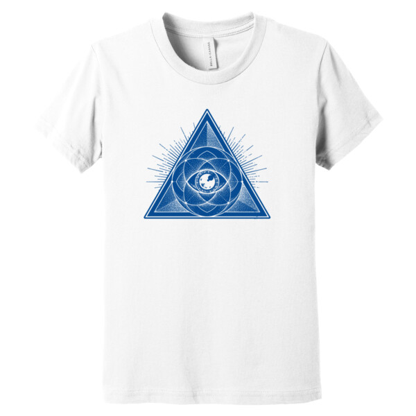 Sacred Geometry Navy - Youth Premium Cotton T-Shirt Thumbnail