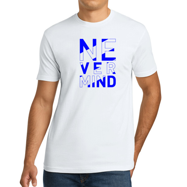 Nevermind Royal - Unisex Premium Cotton T-Shirt Thumbnail