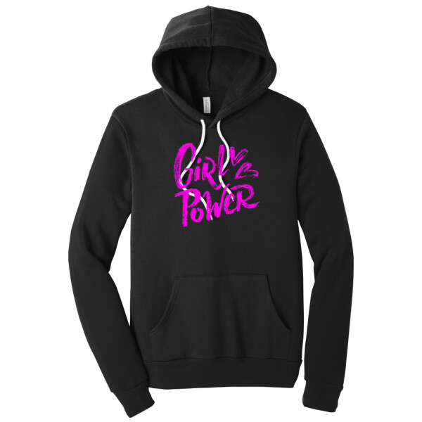 Girl Power Passion Pink - Unisex Premium Fleece Pullover Hoodie Thumbnail