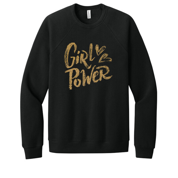 Girl Power Gold - Unisex Premium Fleece Crew Sweatshirt Thumbnail