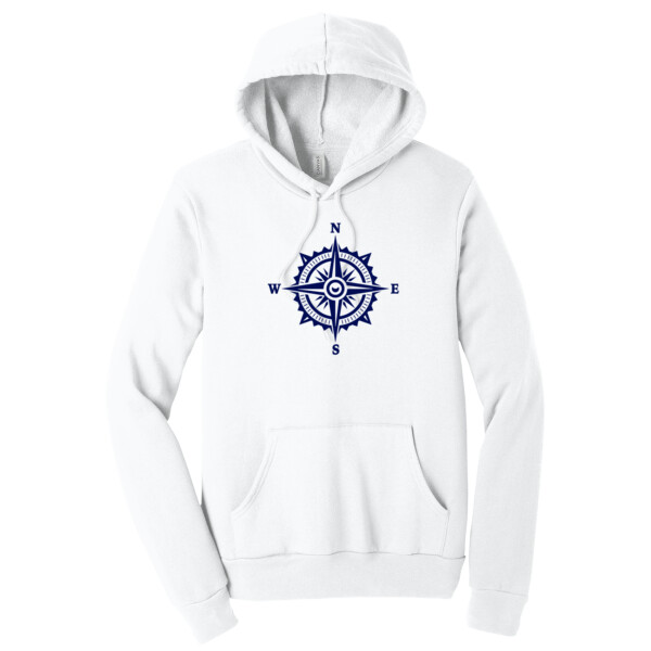 Nautical Sign 1 Navy - Unisex Premium Fleece Pullover Hoodie Thumbnail
