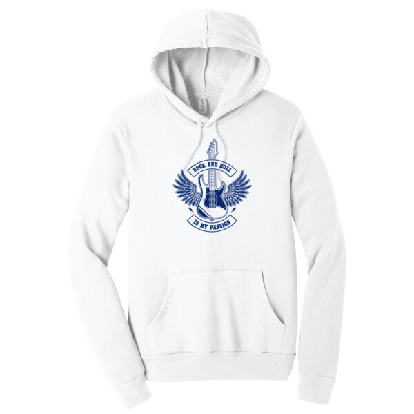 Rock and Roll Navy - Unisex Premium Fleece Pullover Hoodie Thumbnail