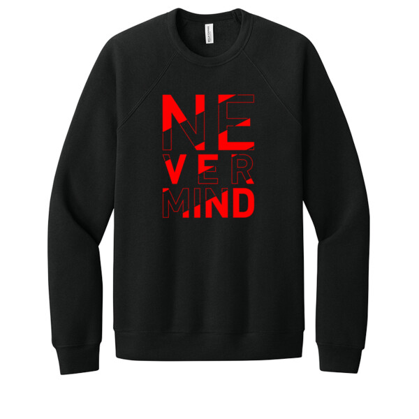 Nevermind Red - Unisex Premium Fleece Crew Sweatshirt Thumbnail