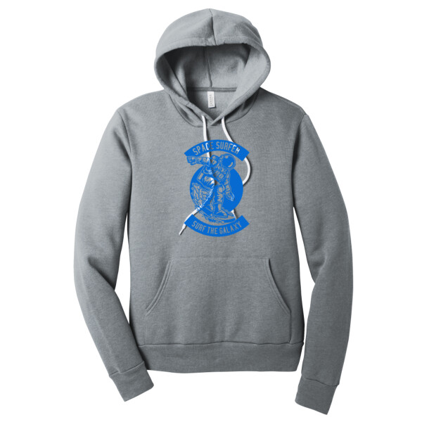 Space Surfer Royal - Unisex Premium Fleece Pullover Hoodie Thumbnail