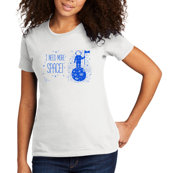 I need More Space Royal - Women's Premium Cotton T-Shirt Thumbnail