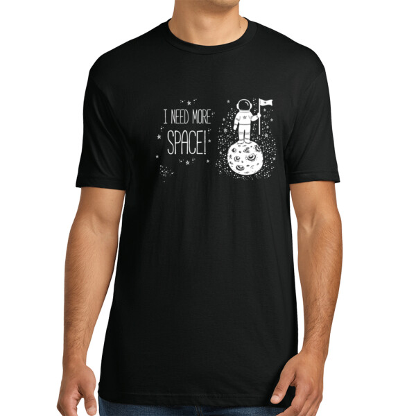 I need More space - Unisex Premium Cotton T-Shirt Thumbnail