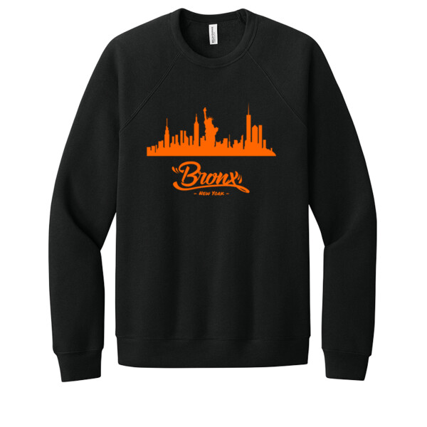 Bronx NYC Orange - Unisex Premium Fleece Crew Sweatshirt Thumbnail