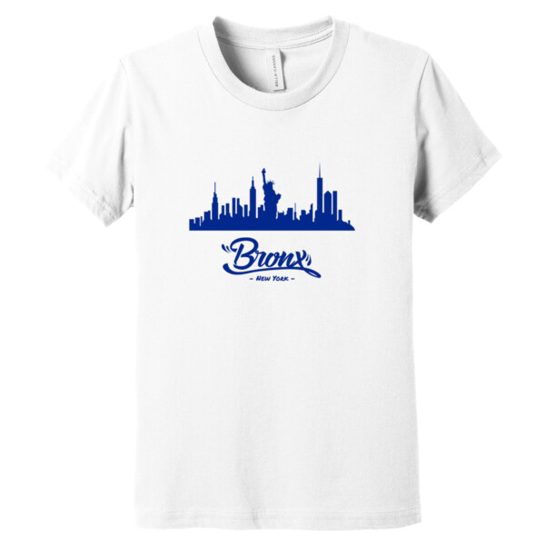 Bronx NYC Navy - Youth Premium Cotton T-Shirt Thumbnail