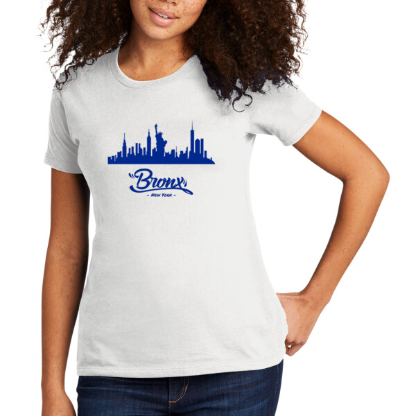 Bronx NYC Navy - Women's Premium Cotton T-Shirt Thumbnail