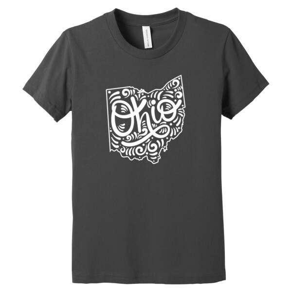 Ohio white - Youth Premium Cotton T-Shirt Thumbnail