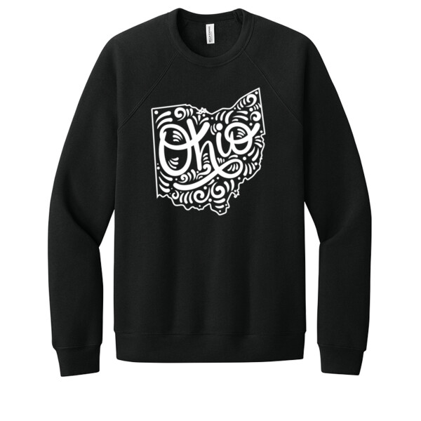 Ohio white - Unisex Premium Fleece Crew Sweatshirt Thumbnail