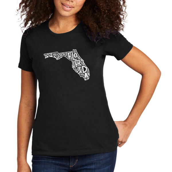 Florida white - Women's Premium Cotton T-Shirt Thumbnail
