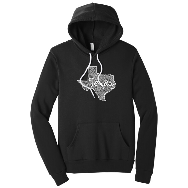 Texas white - Unisex Premium Fleece Pullover Hoodie Thumbnail