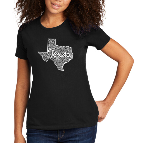Texas white - Women's Premium Cotton T-Shirt Thumbnail