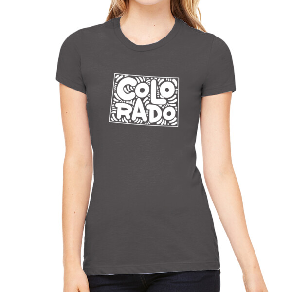 Colorado white - Women's Premium Cotton Slim Fit T-SHirt Thumbnail