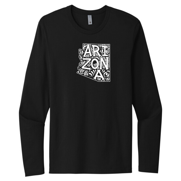 Arizona White - Unisex Premium Cotton Long Sleeve T-Shirt Thumbnail