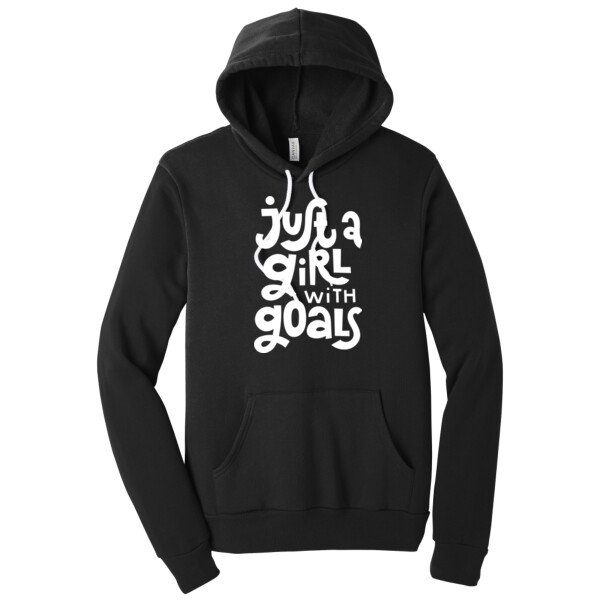 Girl with Goals - Unisex Premium Fleece Pullover Hoodie Thumbnail