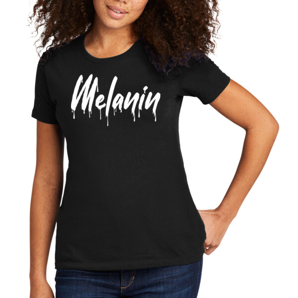 Melanin - Women's Premium Cotton T-Shirt Thumbnail