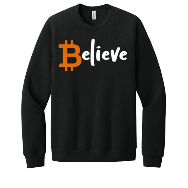 Believe - Unisex Premium Fleece Crew Sweatshirt Thumbnail