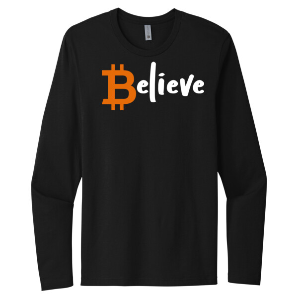 Believe - Unisex Premium Cotton Long Sleeve T-Shirt Thumbnail