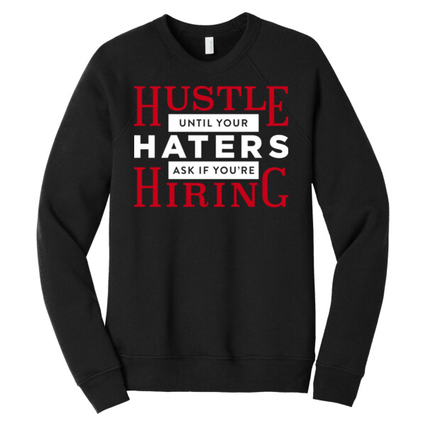 Hustle Hiring - Unisex Premium Fleece Crew Sweatshirt Thumbnail