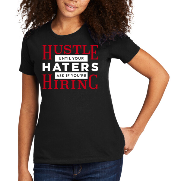 Hustle Hiring - Women's Premium Cotton T-Shirt Thumbnail